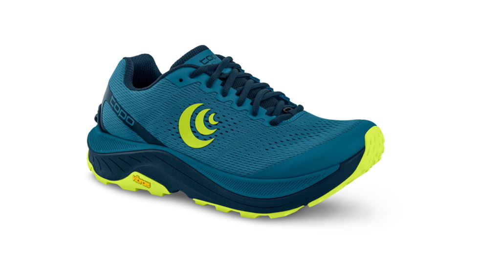 Topo Athletic Ultraventure 3 Running Shoes - Men's, Blue/Lime, 8, M060-080-BLULIM