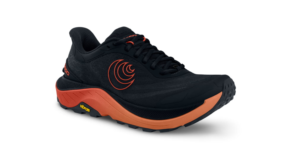 Topo Athletic Ultraventure 4 Trail Running Shoes - Mens, Black/Red, 11.5 US, M081-115-BLKRED