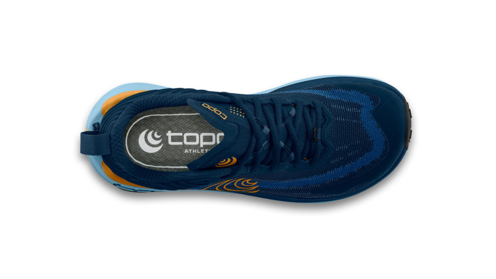 Topo Athletic Vista Trail Running Shoes - Mens, Navy/Orange, 10.0 US, M088-100-NAVORG
