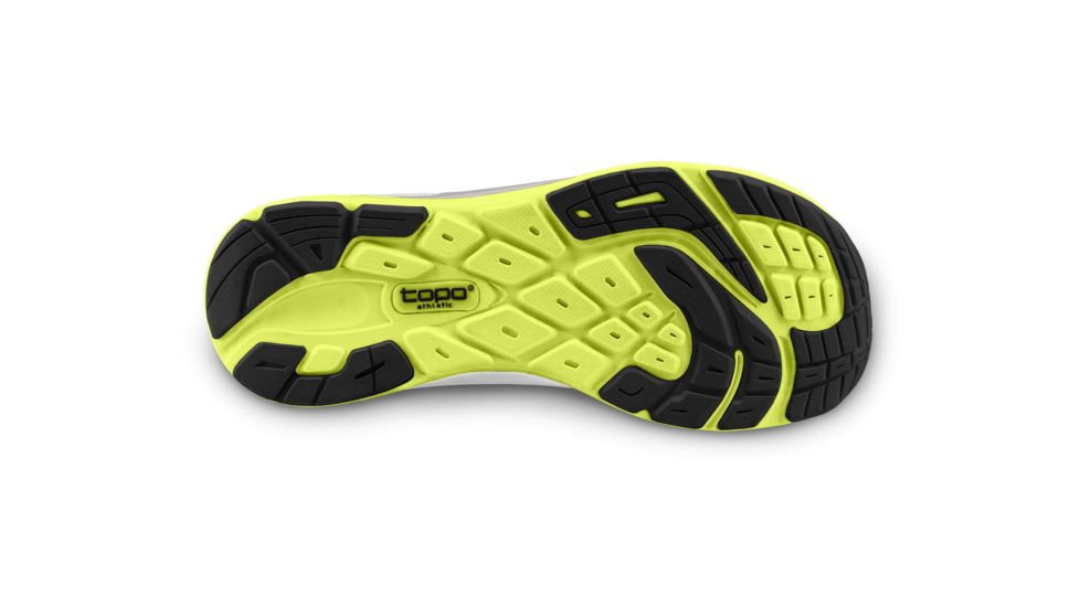 Topo Athletic W-Fli-Lyte 3 Road Running Shoes- Womens, Silver / Lime, 9.5, W030-095-SLVLIM