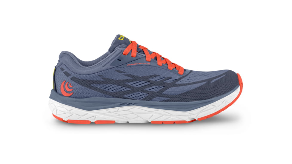 Topo Athletic W-Magnifly 3 Trailrunning Shoes - Womens, Iris / Coral, 7, W034-070-IRSCOR