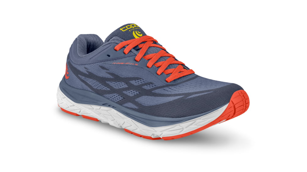 Topo Athletic W-Magnifly 3 Trailrunning Shoes - Womens, Iris / Coral, 7, W034-070-IRSCOR
