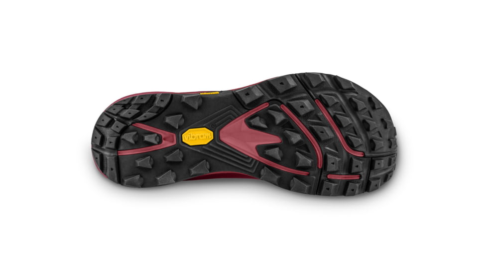 Topo Athletic W-MTN Racer Trailrunning Shoes - Womens, Berry / Gold, 10.5, W033-105-BERGLD