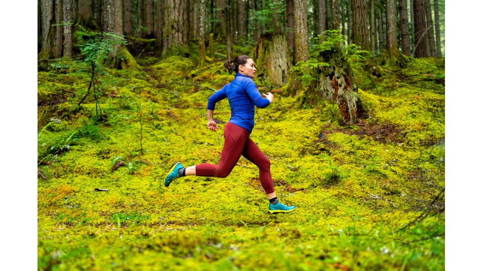 Topo Athletic W-MTN Racer Trailrunning Shoes - Womens, Teal / Lime, 9.5, W033-095-TEALIM