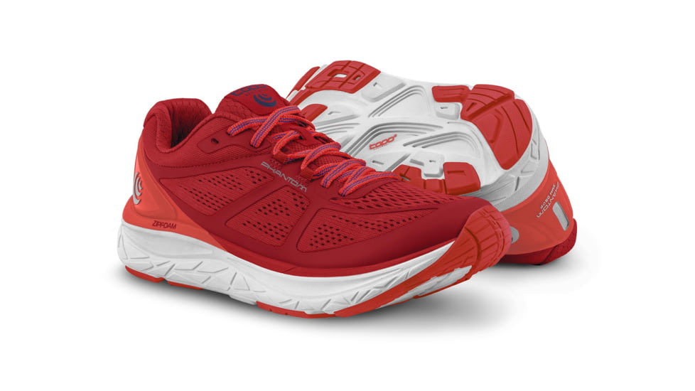 Topo Athletic W-Phantom Trailrunning Shoes - Womens, Red / Coral, 6, W032-060-REDCOR