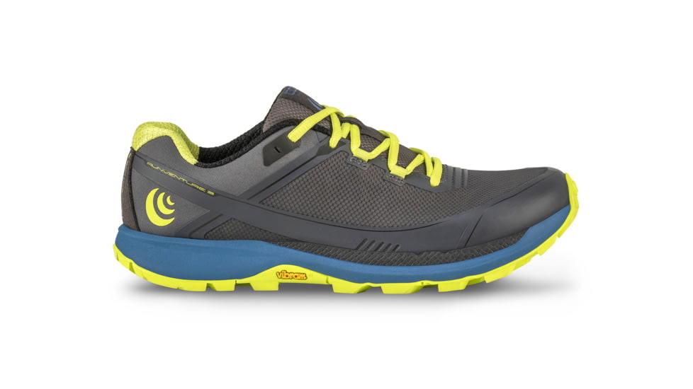 Topo Athletic W-Runventure 3 Trailrunning Shoes - Womens, Grey / Green, 10, W035-100-GRYGRE