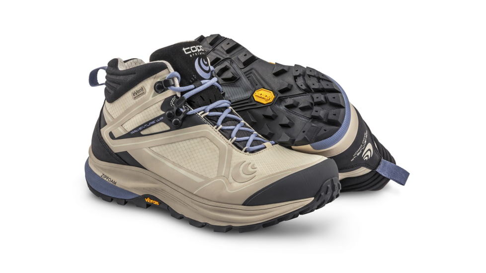 Topo Athletic W-Trailventure Waterproof Hiking Boots - Womens, Sand / Lilac, 6.5, W039-065-SANLIL