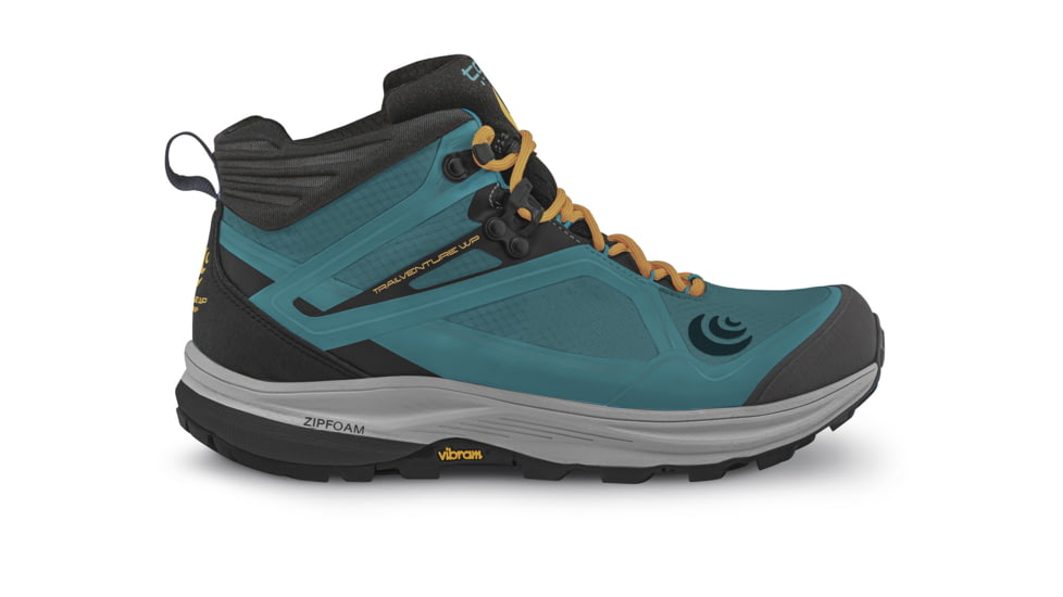 Topo Athletic W-Trailventure Waterproof Hiking Boots - Womens, Teal / Gold, 9.5, W039-095-TEAGLD