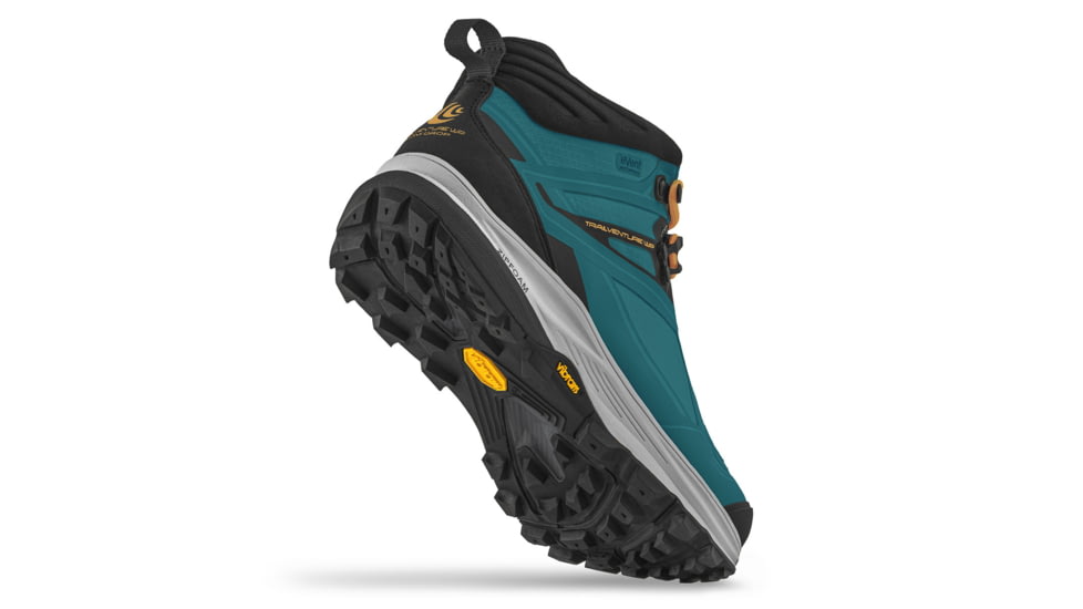 Topo Athletic W-Trailventure Waterproof Hiking Boots - Womens, Teal / Gold, 9.5, W039-095-TEAGLD