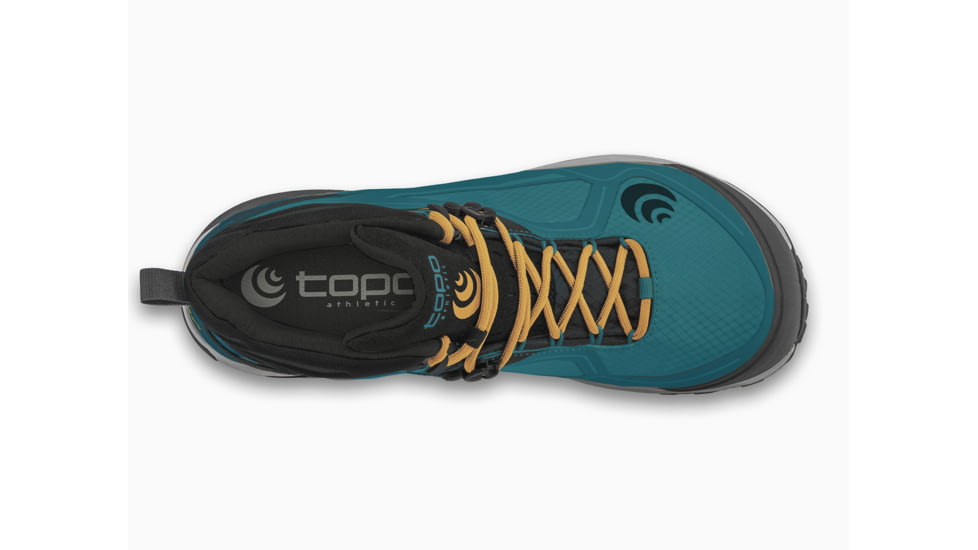 Topo Athletic W-Trailventure Waterproof Hiking Boots - Womens, Teal / Gold, 9.5, W039-095-TEAGLD