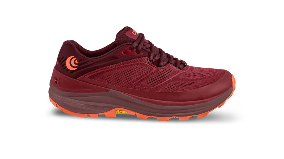 Topo Athletic W-Ultraventure 2 Trailrunning Shoes - Womens, Berry / Orange, 10, W043-100-BERORG