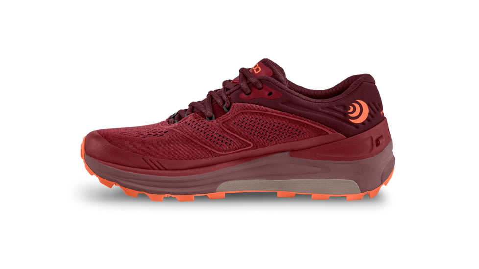 Topo Athletic W-Ultraventure 2 Trailrunning Shoes - Womens, Berry / Orange, 10, W043-100-BERORG