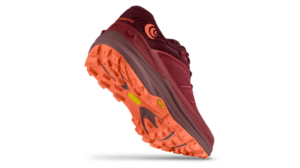 Topo Athletic W-Ultraventure 2 Trailrunning Shoes - Womens, Berry / Orange, 10, W043-100-BERORG