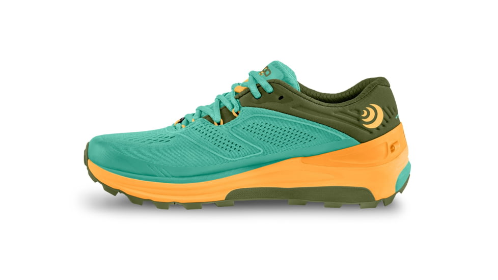 Topo Athletic W-Ultraventure 2 Trailrunning Shoes - Womens, Turquoise/Gold, 10, W043-100-TURGLD