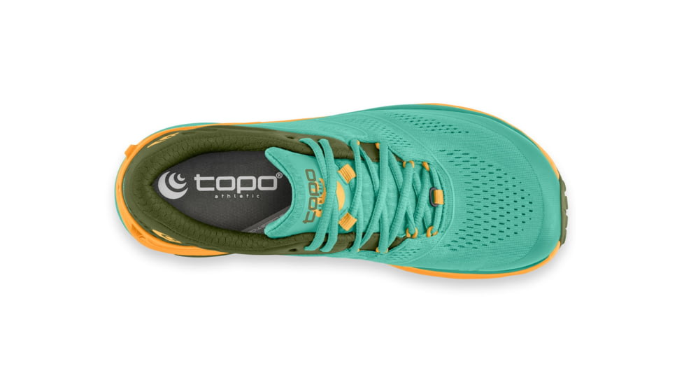 Topo Athletic W-Ultraventure 2 Trailrunning Shoes - Womens, Turquoise/Gold, 10, W043-100-TURGLD