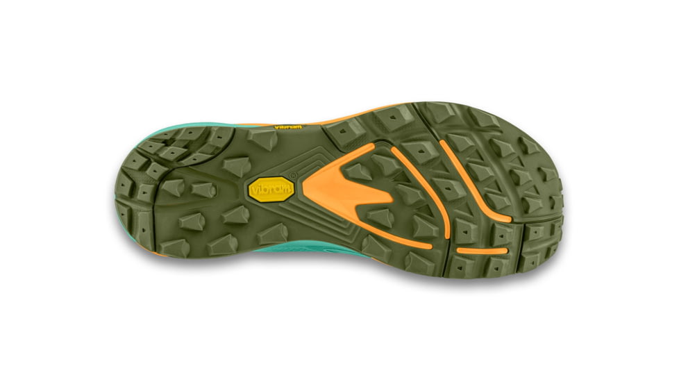 Topo Athletic W-Ultraventure 2 Trailrunning Shoes - Womens, Turquoise/Gold, 10, W043-100-TURGLD