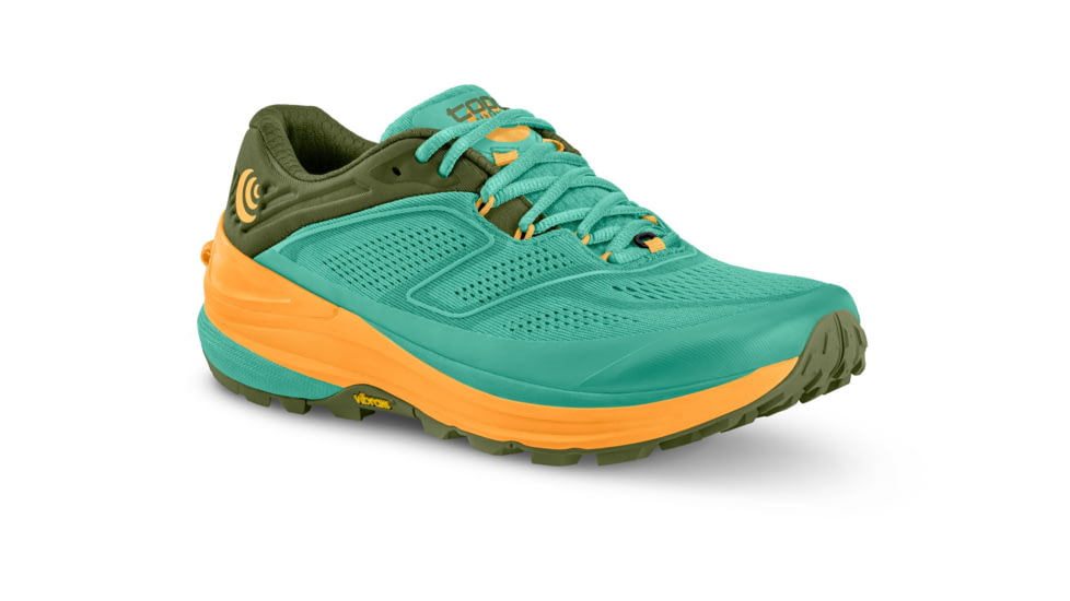 Topo Athletic W-Ultraventure 2 Trailrunning Shoes - Womens, Turquoise/Gold, 10, W043-100-TURGLD