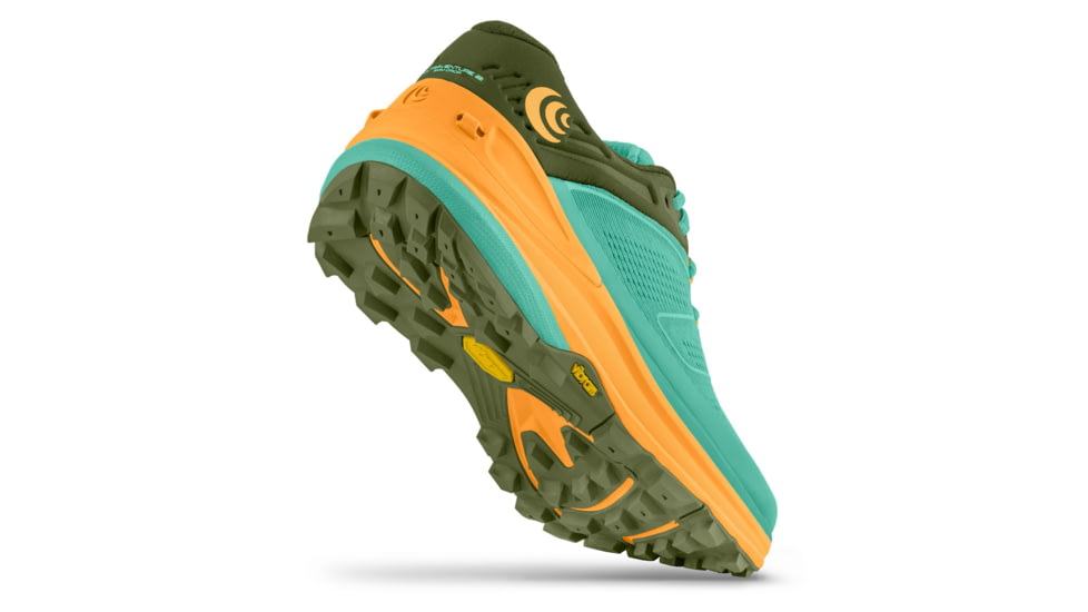 Topo Athletic W-Ultraventure 2 Trailrunning Shoes - Womens, Turquoise/Gold, 10, W043-100-TURGLD