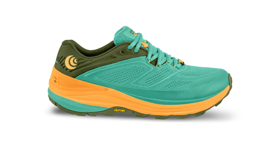 Topo Athletic W-Ultraventure 2 Trailrunning Shoes - Womens, Turquoise/Gold, 10, W043-100-TURGLD