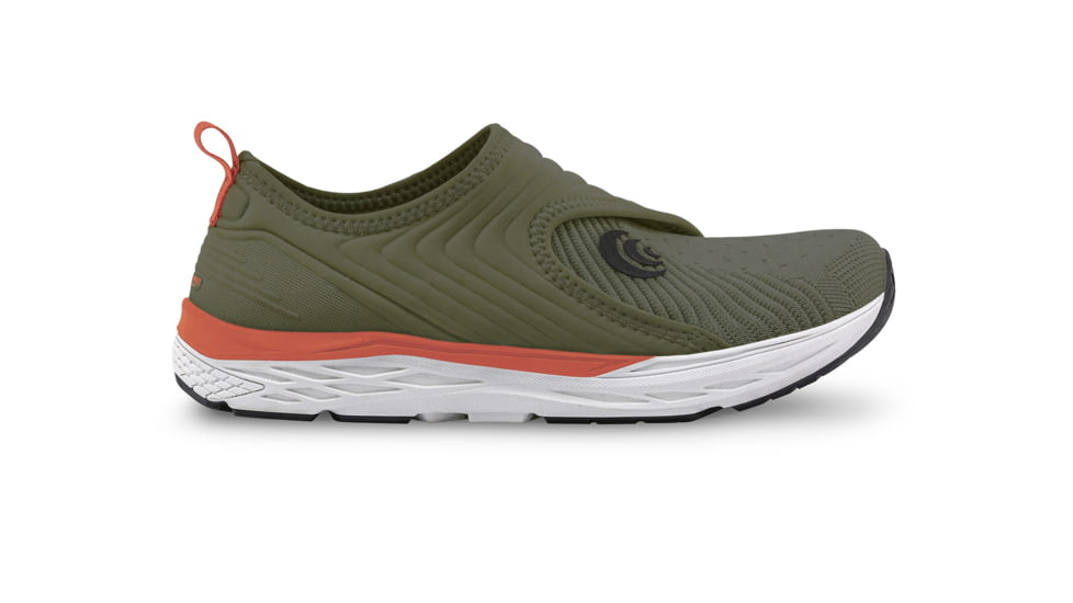 Topo Athletic W-Vibe Trailrunning Shoes - Womens, Olive / Orange, 6, W041-060-OLVORG