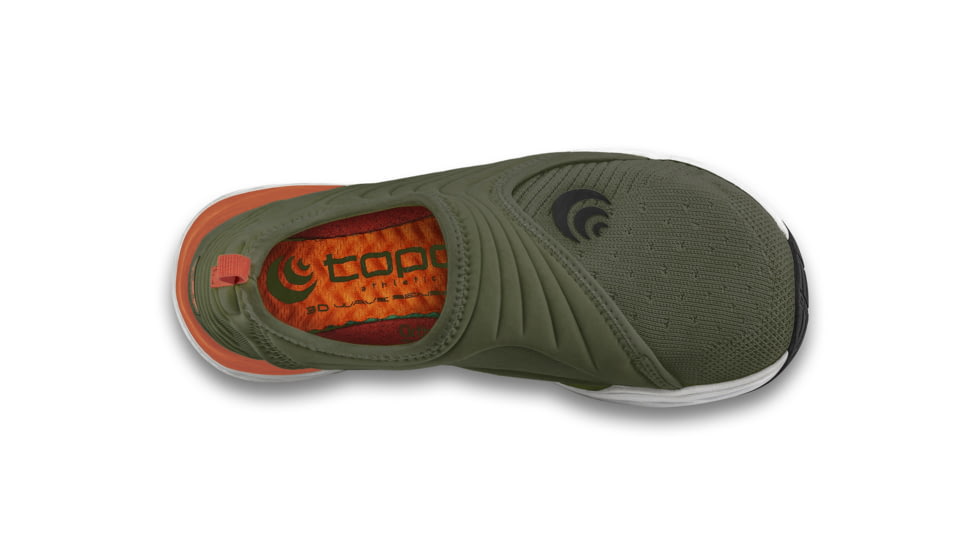 Topo Athletic W-Vibe Trailrunning Shoes - Womens, Olive / Orange, 6, W041-060-OLVORG