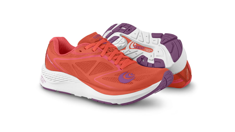Topo Athletic W-Zephyr Trailrunning Shoes - Womens, Salmon / White, 9, W037-090-SALWHT