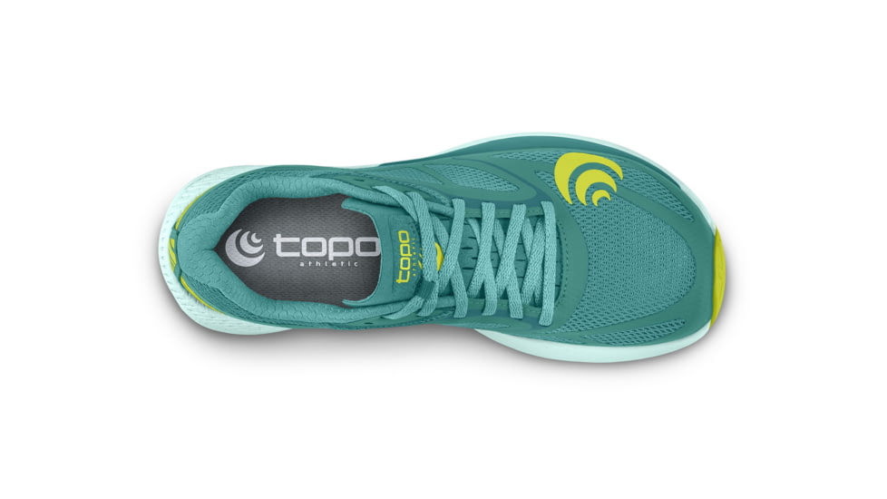 Topo Athletic W-Zephyr Trailrunning Shoes - Womens, Teal / Lime, 12, W037-120-TEALIM