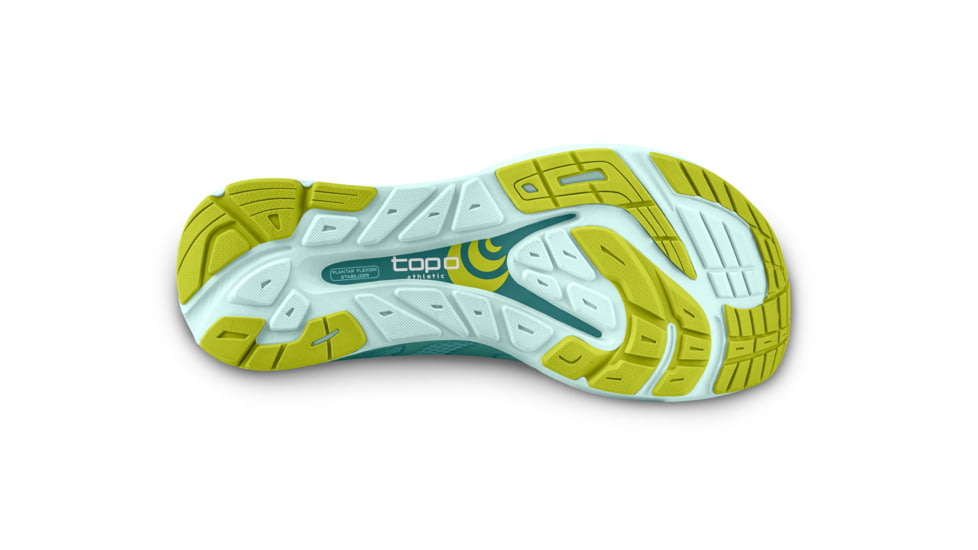 Topo Athletic W-Zephyr Trailrunning Shoes - Womens, Teal / Lime, 12, W037-120-TEALIM
