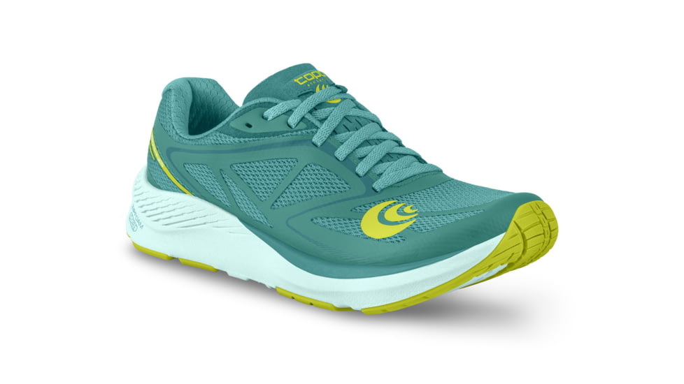 Topo Athletic W-Zephyr Trailrunning Shoes - Womens, Teal / Lime, 12, W037-120-TEALIM