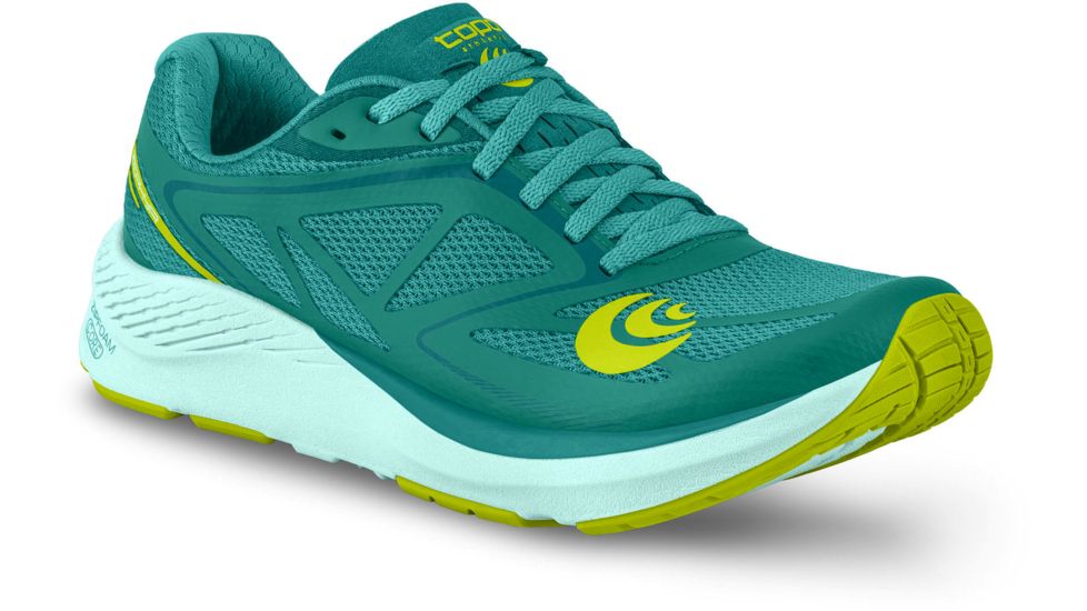 Topo Athletic Zephyr Road Running Shoes - Womens, Teal/Lime, 6.5 US, W037-065-TEALIM