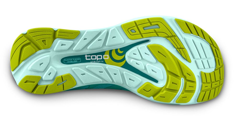 Topo Athletic Zephyr Road Running Shoes - Womens, Teal/Lime, 6.5 US, W037-065-TEALIM