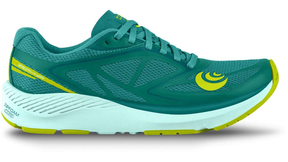 Topo Athletic Zephyr Road Running Shoes - Womens, Teal/Lime, 6.5 US, W037-065-TEALIM