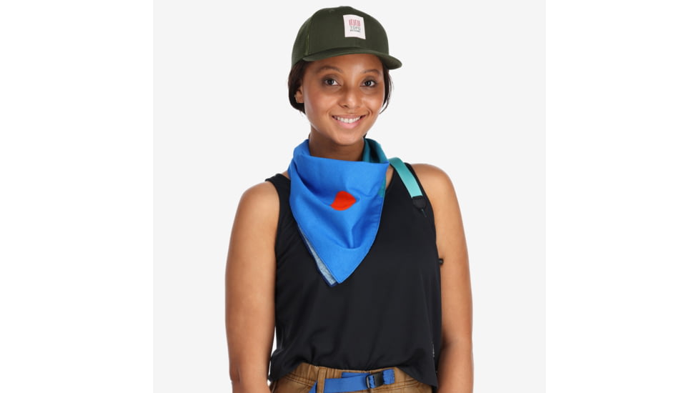 Topo Designs Bandana - Womens, Landscape Blue, 1523838189621