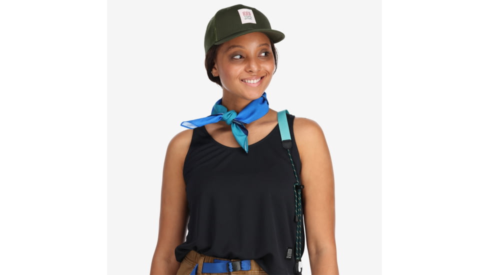 Topo Designs Bandana - Womens, Landscape Blue, 1523838189621