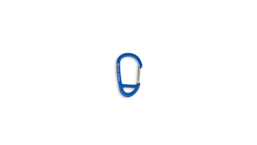 Topo Designs Carabiner, 3 Pack, Black/Red/Blue, 6561947287605