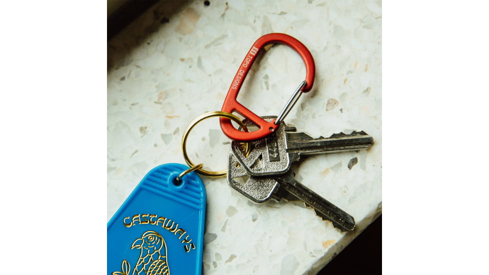 Topo Designs Carabiner, 3 Pack, Black/Red/Blue, 6561947287605