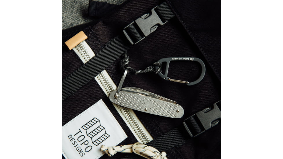 Topo Designs Carabiner, 3 Pack, Black/Red/Blue, 6561947287605