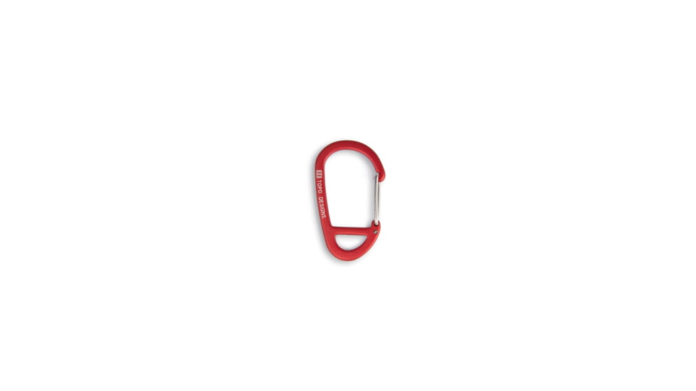 Topo Designs Carabiner, 3 Pack, Black/Red/Blue, 6561947287605