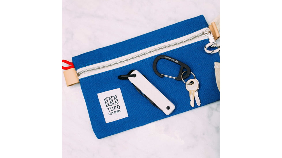 Topo Designs Carabiner, 3 Pack, Black/Red/Blue, 6561947287605