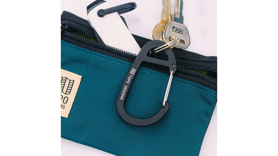 Topo Designs Carabiner, 3 Pack, Black/Red/Blue, 6561947287605