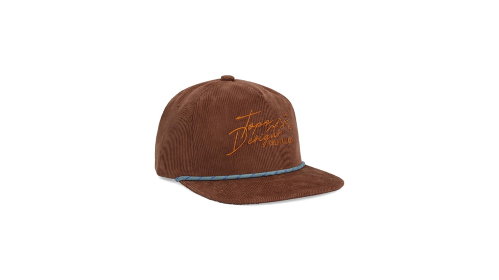 Topo Designs Corduroy Trucker Hat - Topo Script, 7937510342709