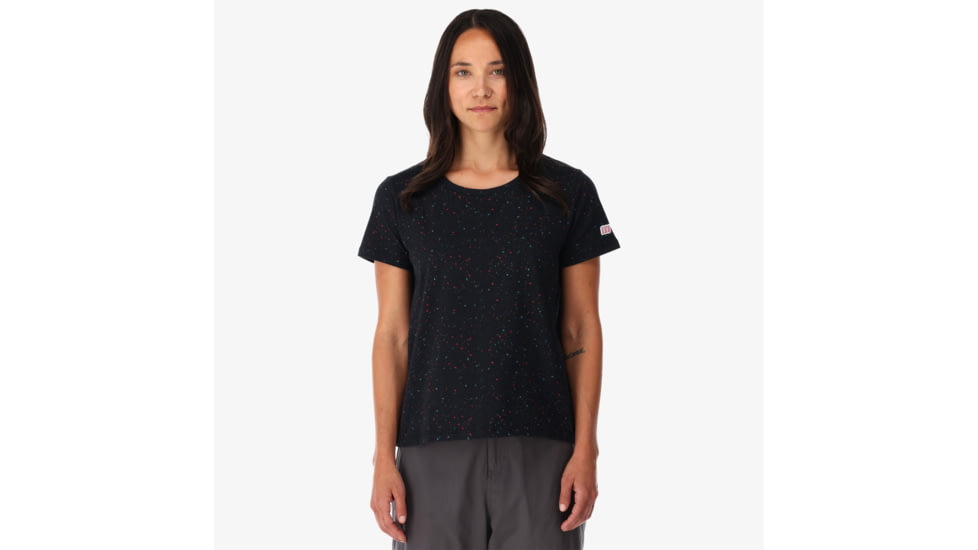 Topo Designs Cosmos Tee - Womens, Black, XS, 6629551341621