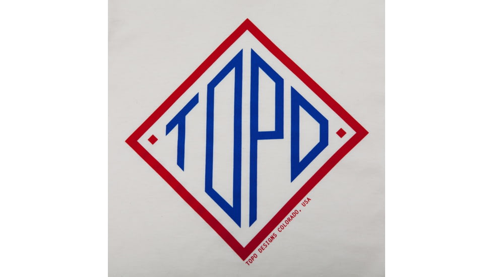 Topo Designs Diamond Tee - Mens, 2XS, Black, 337026973