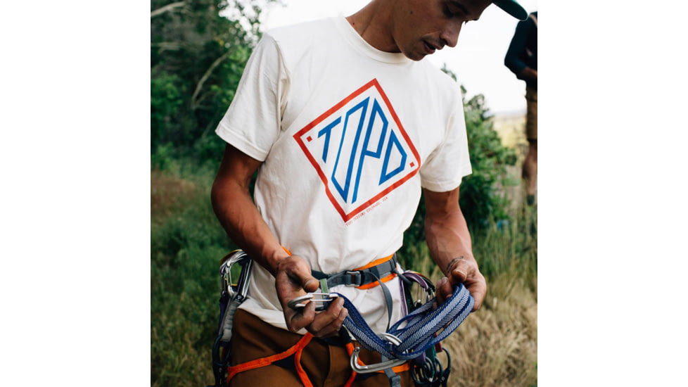 Topo Designs Diamond Tee - Mens, 2XS, Black, 337026973