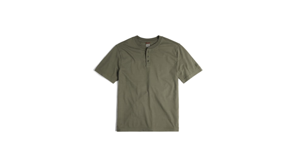 Topo Designs Dirt Henley Short Sleeve Shirt - Mens, 7831621173301