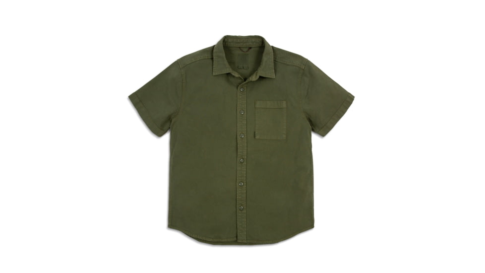 Topo Designs Dirt Shirt Short Sleeve - Mens, Olive, 5027424272437