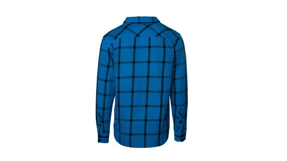 Topo Designs Field Plaid Shirt - Men's, Organic Cotton, Button Up, Mid-Blue, X-Large TDMFSTF19MDBLXL