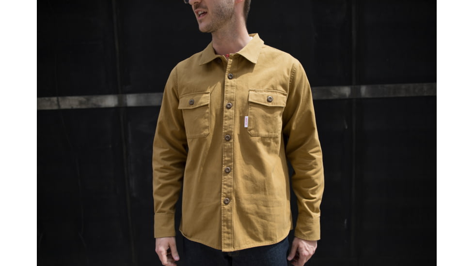 Topo Designs Field Shirt - Mens, Khaki/Twill, Large, TDMFSTF17KHLG