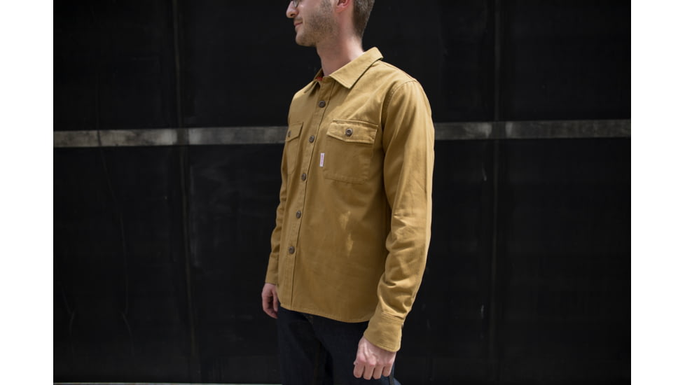 Topo Designs Field Shirt - Mens, Khaki/Twill, Large, TDMFSTF17KHLG