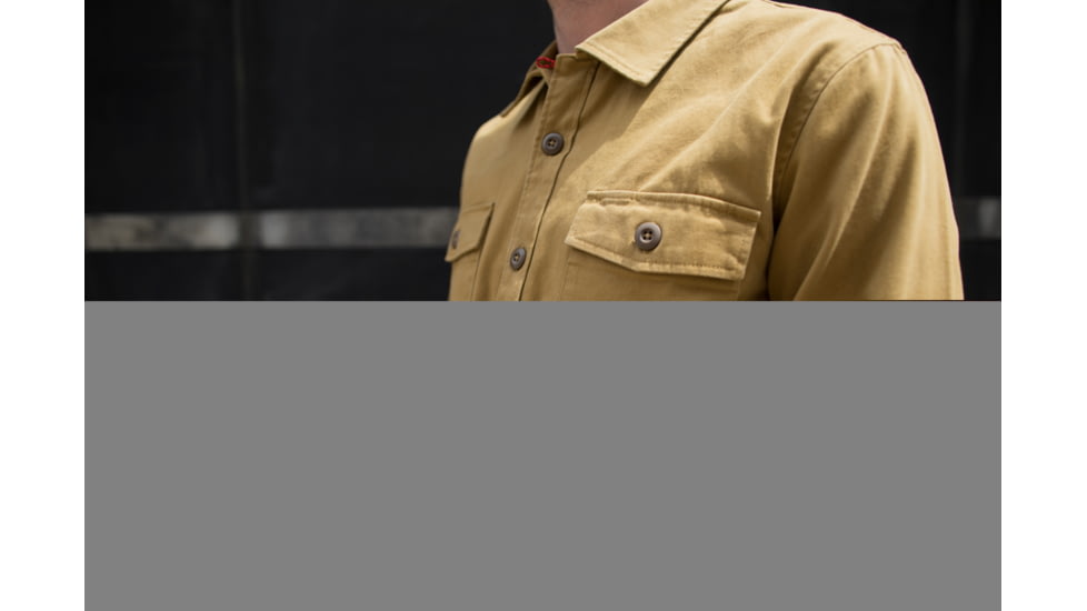 Topo Designs Field Shirt - Mens, Khaki/Twill, Large, TDMFSTF17KHLG